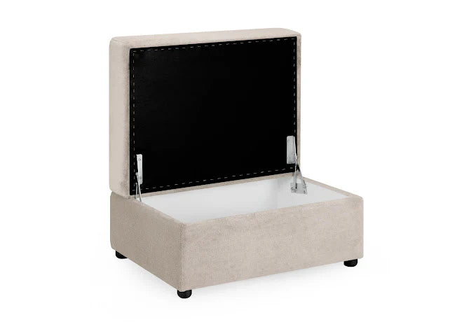 Marble Arch Style Footstool Mocha