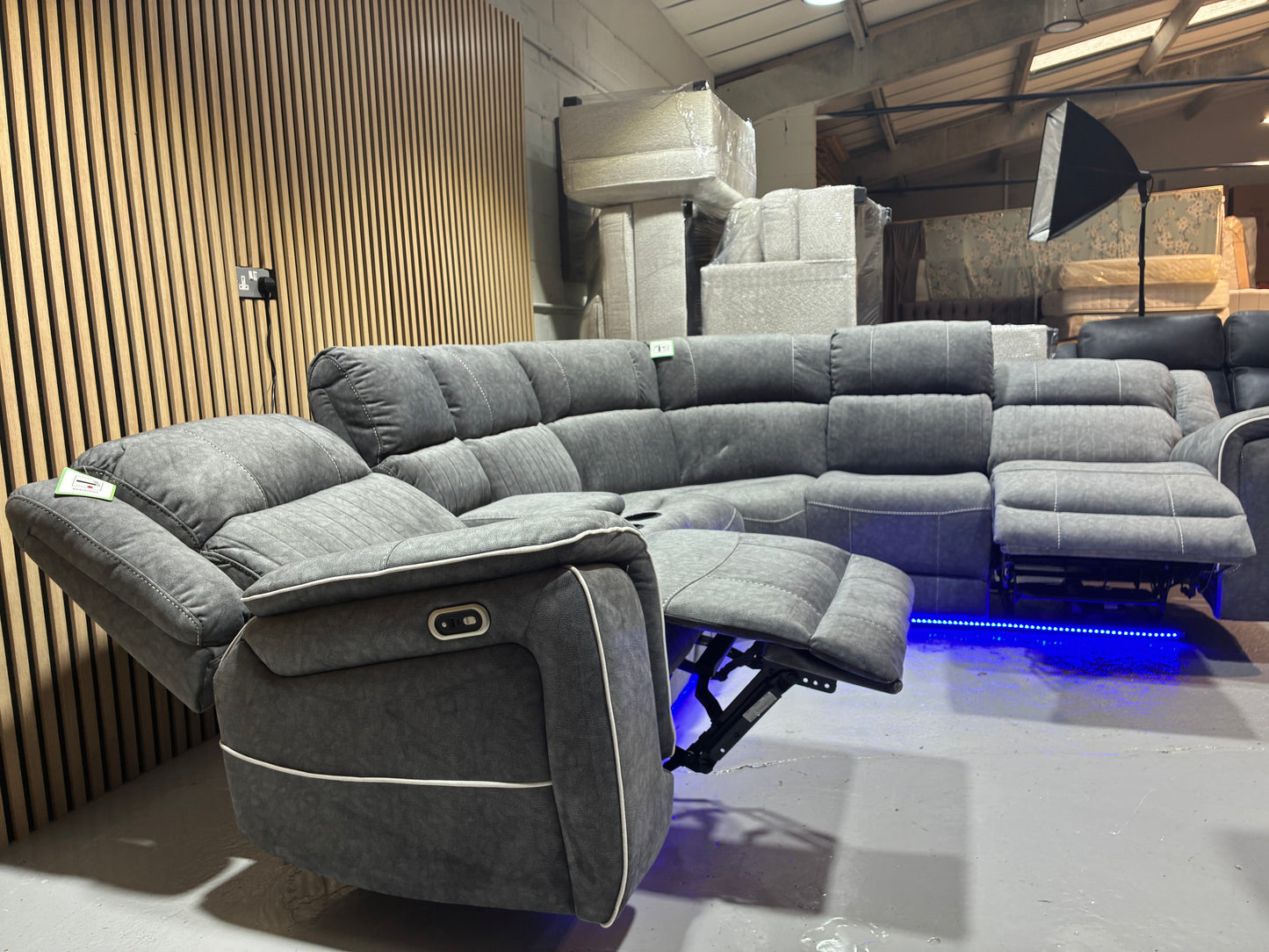 Plaza Power Reclining Corner Sofa