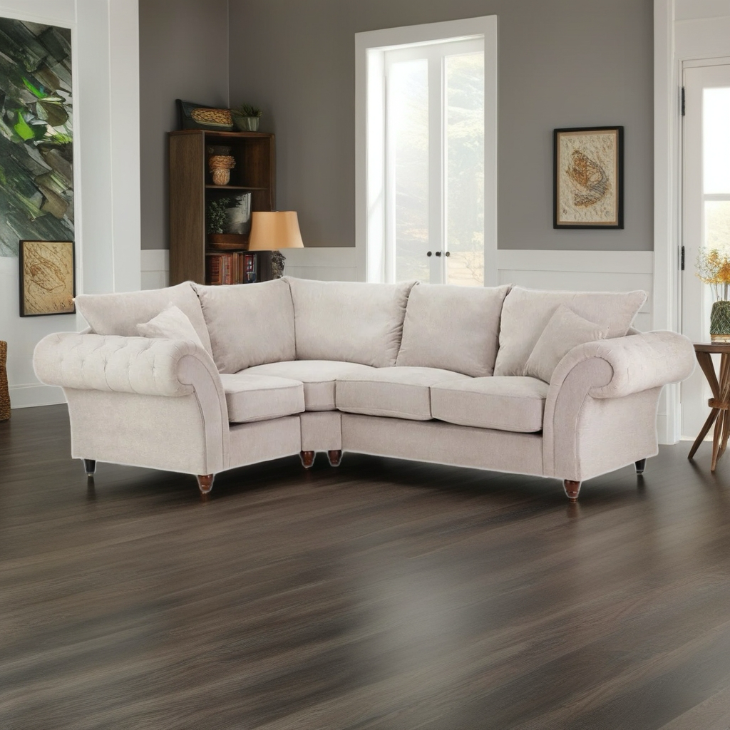 Blakely Corner Sofa in Stone