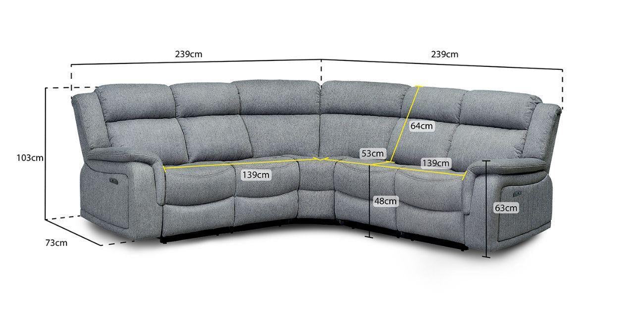 Winchelsea Power Reclining Corner Sofa