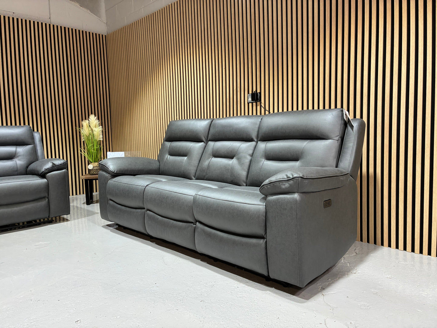 DFS Model 2 Seater Music Power Recliner and 3 Seater Power Recliner