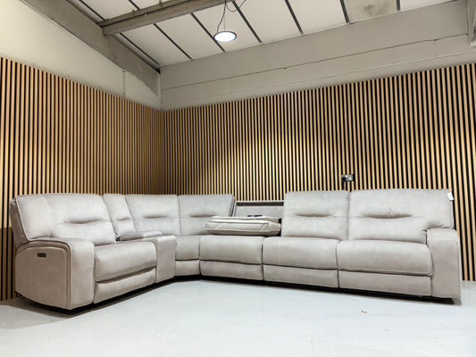 Alaska Triple Power Recliner Corner Sofa