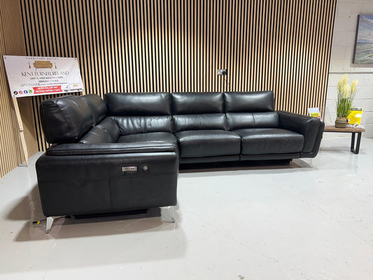 DFS San Mateo Power Reclining Corner Sofa Heated Seat Right Hand Facing
