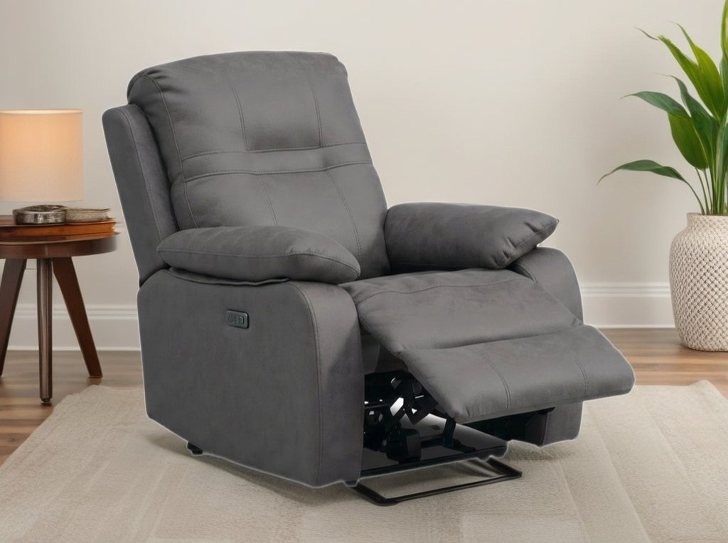Florence Grey Power Reclining Arm Chair
