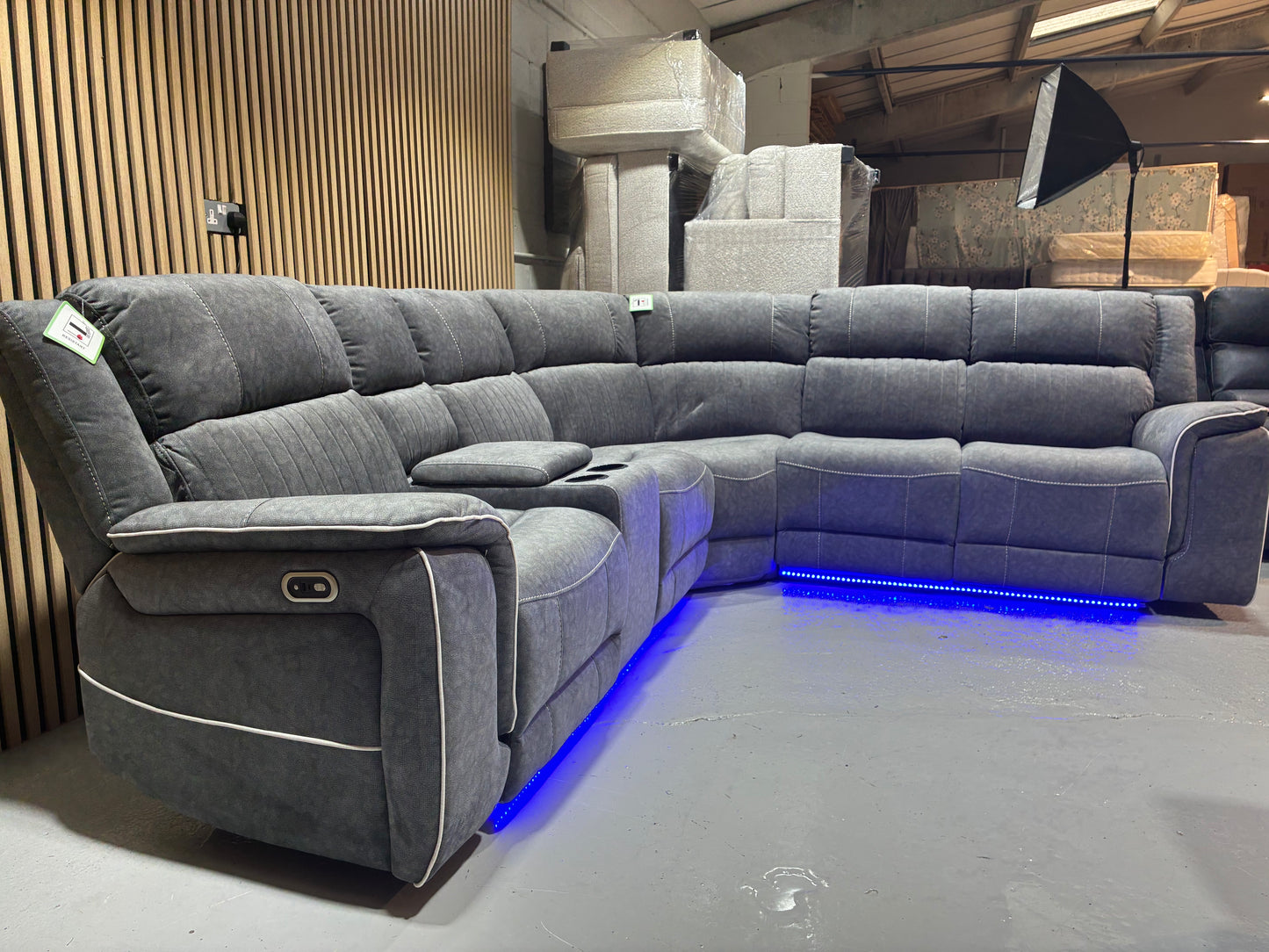 Plaza Power Reclining Corner Sofa