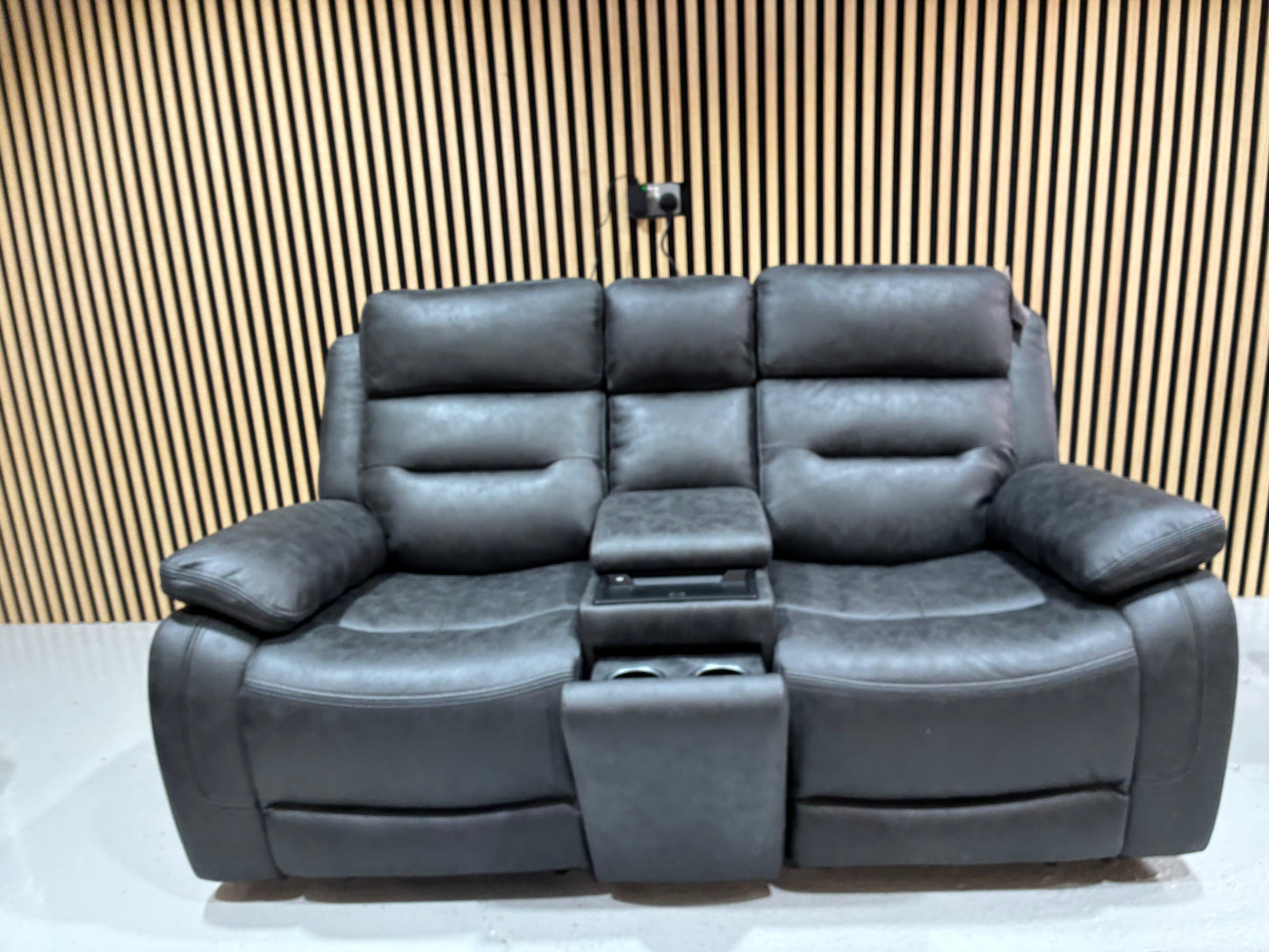 DFS Model Pierrmont 2x 2 Seat Smart Power Recliner Bundle