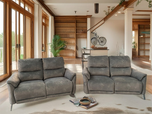 Daytona Two x Two Seater Fabric Power Recliners