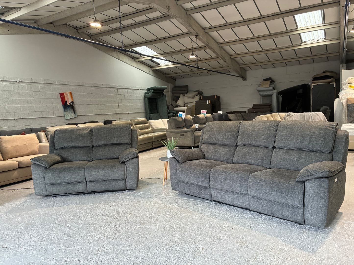 Brand New Oak Furnitureland Goodwood 2 and 3 Seater Recliner Set
