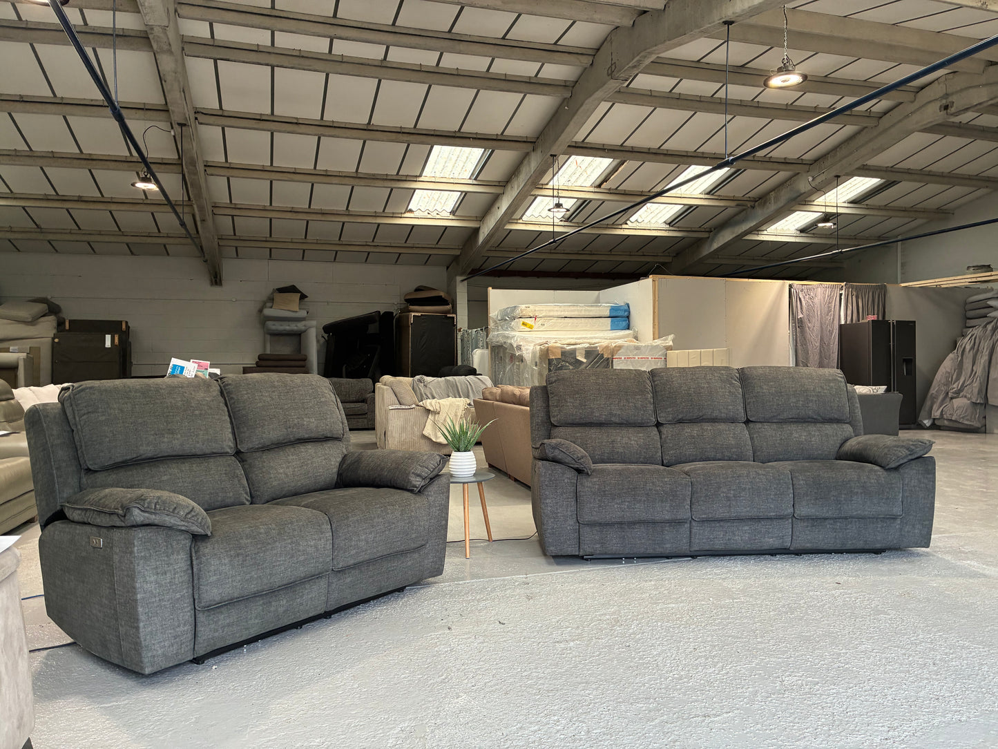 Brand New Oak Furnitureland Goodwood 2 and 3 Seater Recliner Set