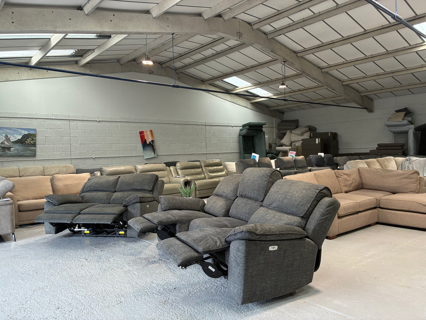 Brand New Oak Furnitureland Goodwood 2 and 3 Seater Recliner Set