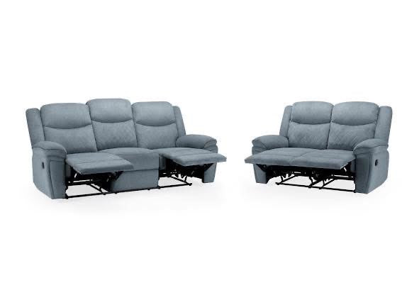 Moreno Fabric 3 and 2 Recliner Set